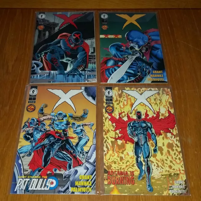 X #1-4 Dark Horse Comics 1994 Set (4)