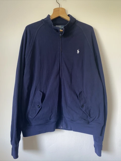 Ralph Lauren XL Navy Harrington Style Jacket Summer