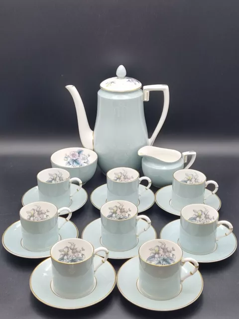 Royal Worcester 'Woodland' Coffee Set for 8-Seconds