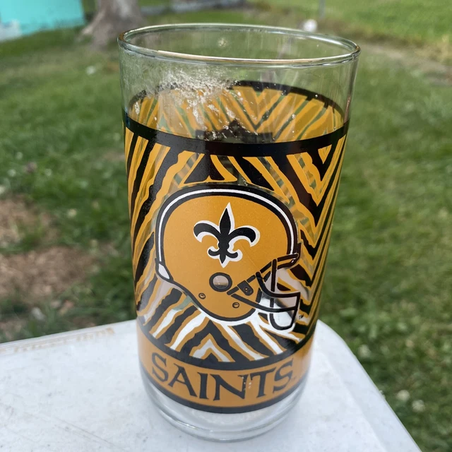 Vintage Advertisement Advertising Glass ACL New Orleans Louisiana Saints NFL