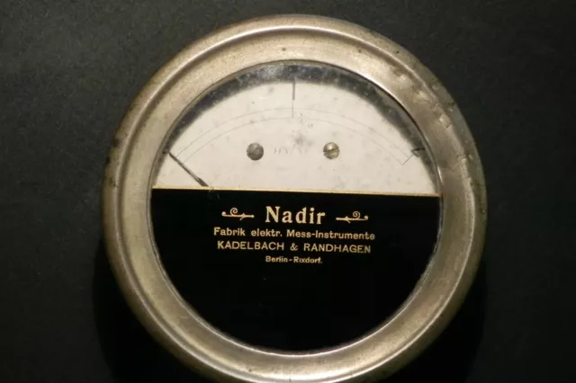 Altes Amperemeter Messgerät  um 1910
