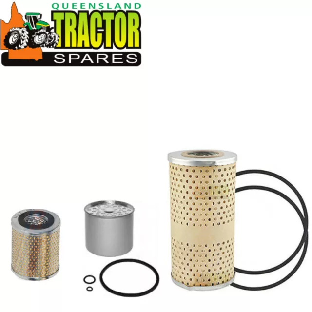 Massey Ferguson 35 and 35X (3 Cylinder Diesel) Fuel and Engine Oil Filter Kit