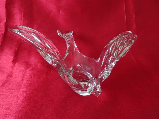 Vide Poche Murano Verre épais Pourpre Doré Années 50