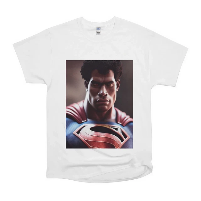 Anime Cartoon African Super Hero Portrait Classic NWT Gildan Size S-5XL T-Shirt