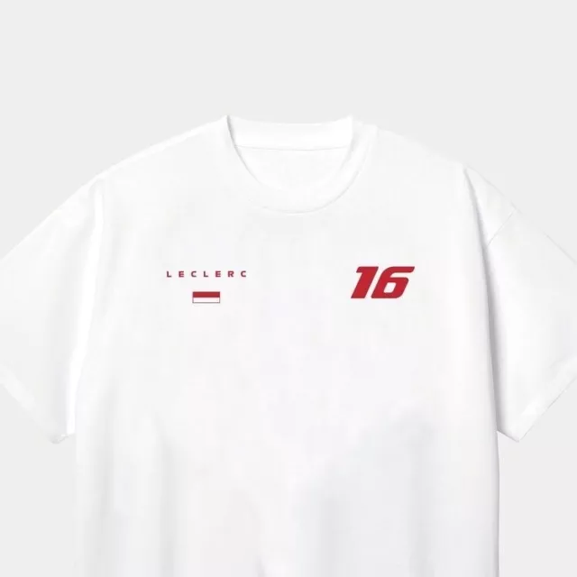 Maglietta Charles Leclerc Monaco F1 - F1 Team Ferrari | Gran Premio | Formula 1 Uno