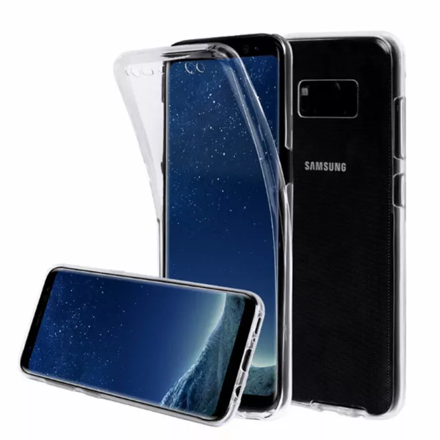 FUNDA 360º GEL TRANSPARENTE DELANTERA TACTIL Para SAMSUNG GALAXY A20E SIN PUNTOS