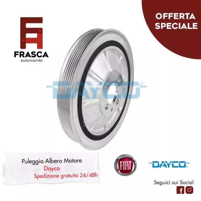 Puleggia Albero Motore Fiat Bravo II 1.6 D Multijet 90 CV 2.0 D Multijet 165 CV