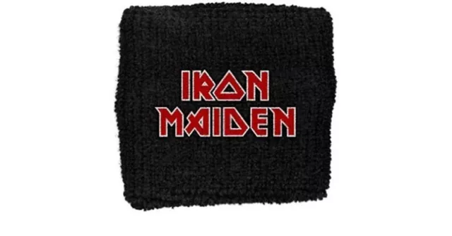 IRON MAIDEN red logo official sweatband