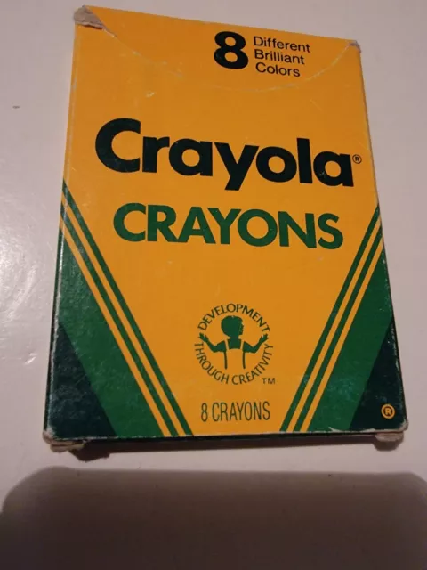 Lot Of 8 Vintage Crayola Crayons 8 Count Unused Binney & Smith Made in  U.S.A.