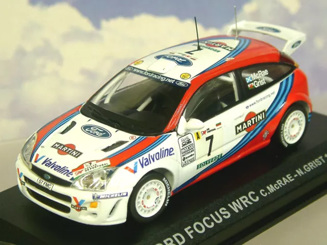 Diecast 1/43 Martini Ford Focus Wrc #7 Winner Portugal Rally 1999 Mcrae & Grist