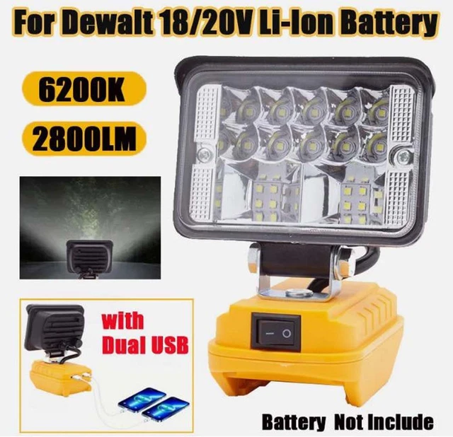 Lampe De Travail LED Rechargeable EMOS 1000lm – Base Magnétique, Crochet, étanche IP43, Autonomie 6h