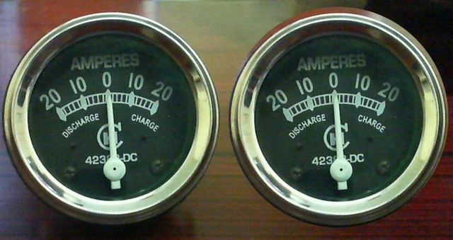 Case /IH Amp Gauge /Ammeter A,B,H,M,I4,I6,ID6,I9,ID,04,06,W4,W6,T4,T6,T9 (2 pcs)