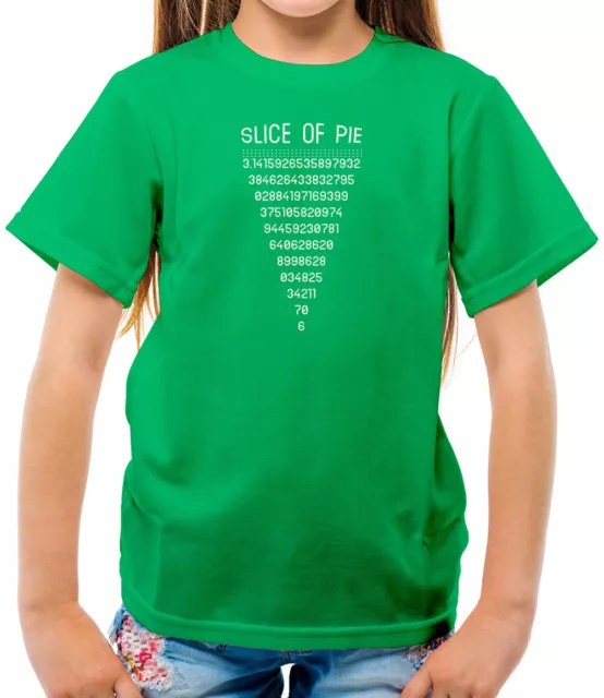 Slice Of Pi Kids T-Shirt - Pie - Maths - Mathematics - Nerd - Geek - Pie - Math