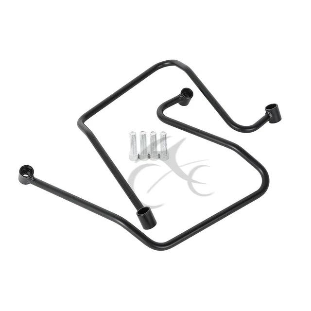 Hard Saddlebag Support Brackets Mount Kit Fit For Harley Dyna Fat Bob 2009-2017
