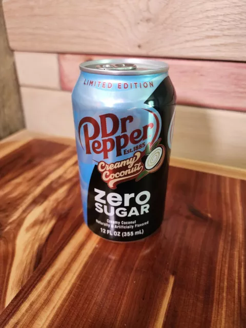 🥥(1 Can) Dr. Pepper Creamy Coconut Zero Sugar 12oz Limited Edition