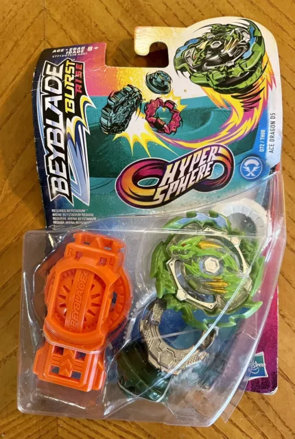 Beyblade B-151 Burst Hypersphere Rise Ace Dragon auth. w/ QR Code