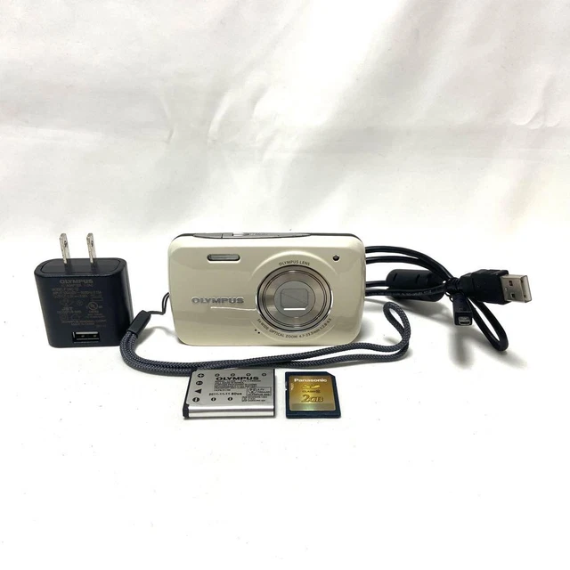 OLYMPUS VH-210 WHITE 14.0MP compact Digital Camera [EXC++]