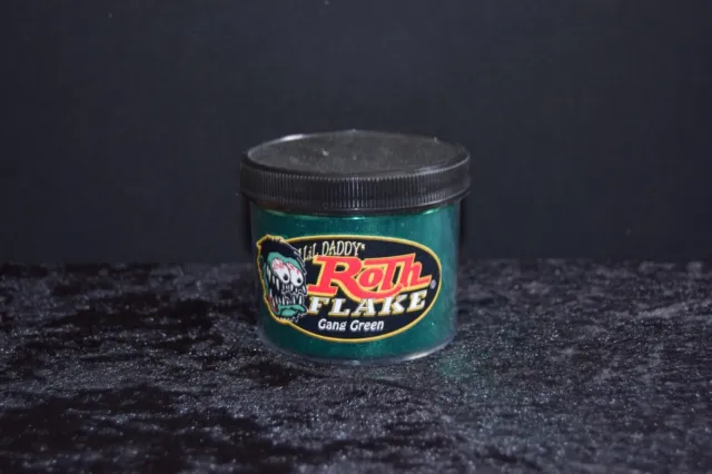 Roth Flake Traditional Gang Green Chopper Hotrod VW Metalflake Sparkle Paint