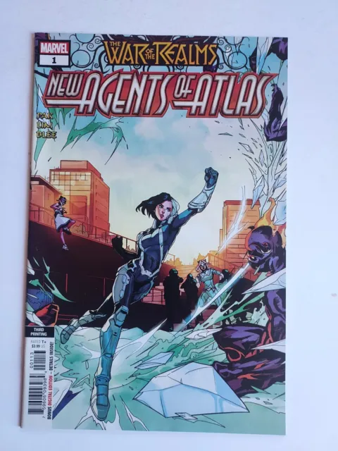NEW AGENTS OF ATLAS #1 3RD PRINTING War of the Realms VARIANT 2019 Marvel