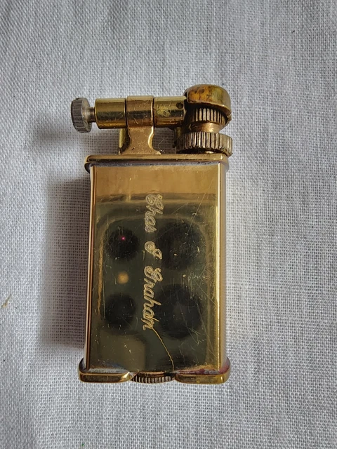 Vintage Golden Wheel Mini Lift Arm Lighter U.S. Pat. 1637855. UNUSED. VERY RARE