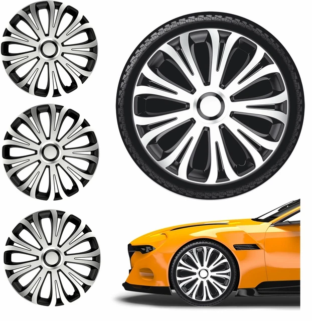 4x Wheel Trims Hub Caps 15" Covers fits Citroen C1 C2 C3 C4 Saxo