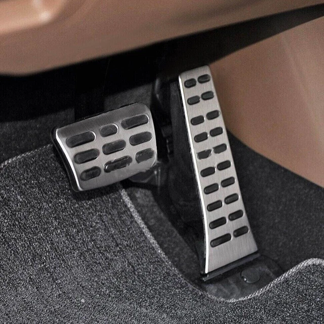 Aluminum Alloy Pedal Covers For Tesla Model Y 2022-2025 & Model 3 2018-2025 - Anti-Slip Brake & Accelerator Pad Set - View #2