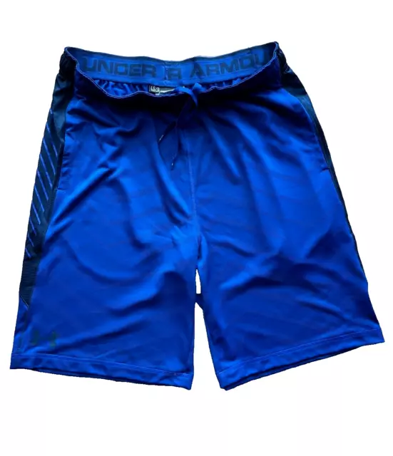 Mens Under Armour Raid Exo Heatgear 10" Shorts Large Cobalt Blue  MRRP £34.99