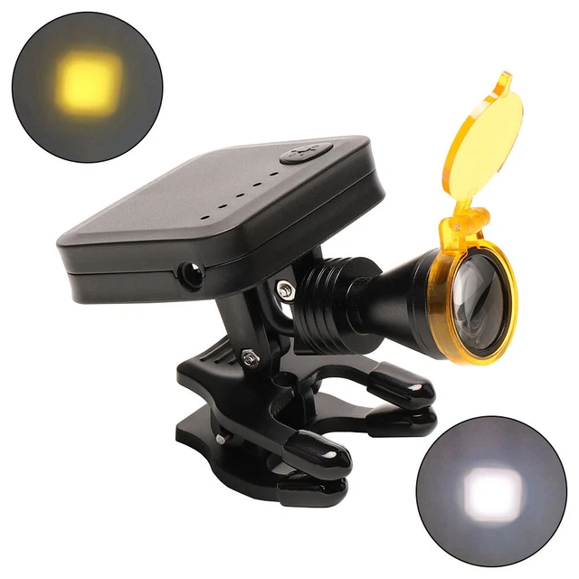 Dental 5W LED Wireless Headlight Adjustable Brightness With Optical Filter CE