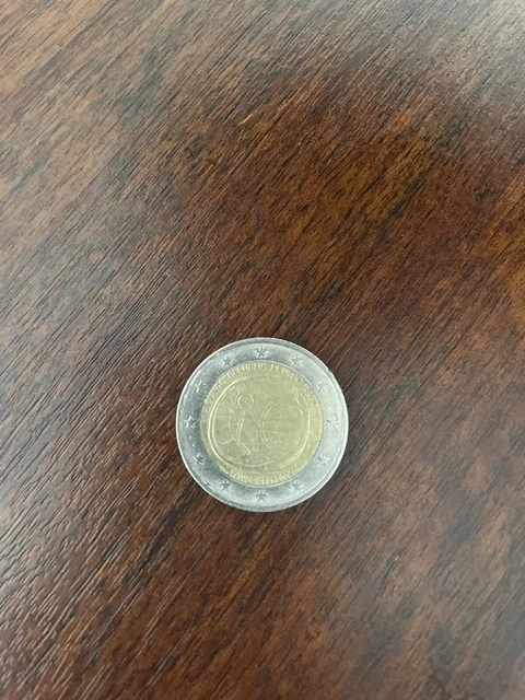 Pièce 2 Euros Commémorative UEM 1999-2009 Allemagne - Bonhomme - Collection