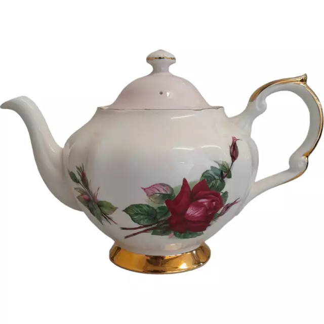 Paragon Teapot Harry Wheatcroft Grand Gala Six World Famous Roses Pattern