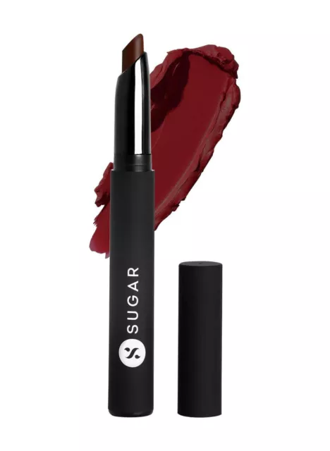 SUGAR Cosmetics Matte Transferproof 04 Maroon Vibe Lipstick 2 gm for woman