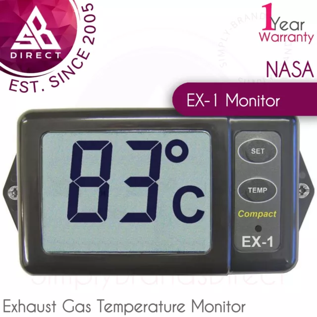 NASA Marine EX-1 Exhaust Gas Temperature Monitor with sensor + 5m Cable