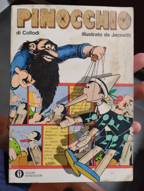 Pinocchio Di Collodi  Illustrazioni Jacovitti Oscar Mondadori. 1 Edizione