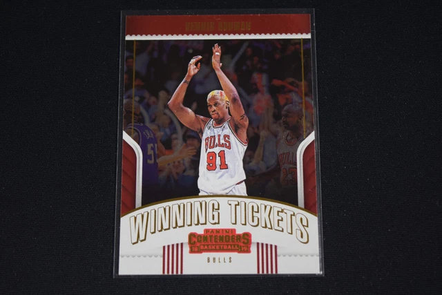 Dennis Rodman 2018-19 Panini Contenders Winning Tickets #33 Jordan In Back