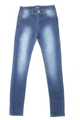 Neuf Avec Étiquettes Filles JACADI paris bleu clair Skinny Jambe Pantalon Réglable à la taille taille 10 
