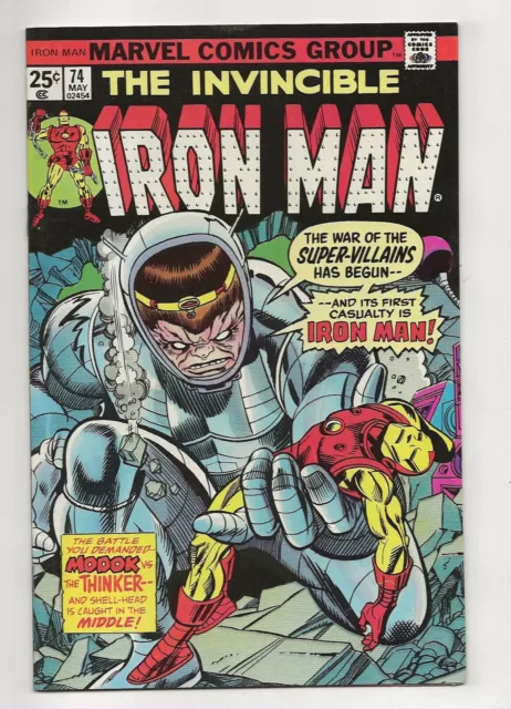 The Invincible Iron Man #74 (1975) High Grade VF 8.0