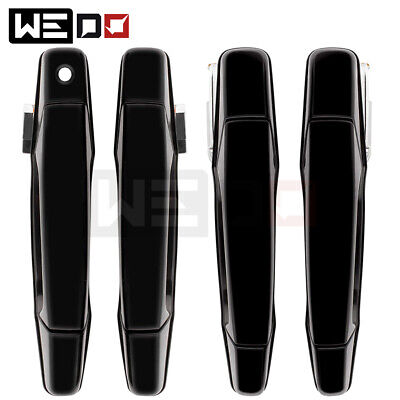 Set of 4 Exterior Door Handle For 2007-2013 GMC Sierra 1500 Front and Rear RH+LH