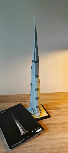 LEGO Architecture: Burj Khalifa 21031 with Instruction Book-Retired-no box