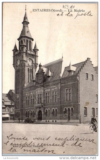 59 ESTAIRES - la mairie -