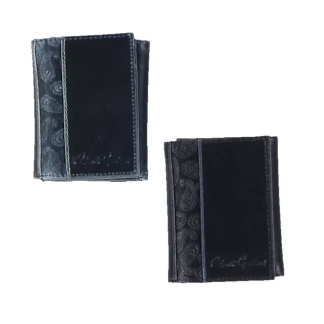Robert Graham Men's Myron 1 Wallet Paisley Embossed Leather Trifold Billfold New