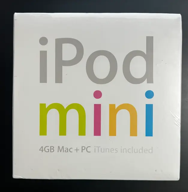 NEW IN BOX Apple iPod Mini 4 GB Silver 1st Gen M9160LL/A 2004 model A1051