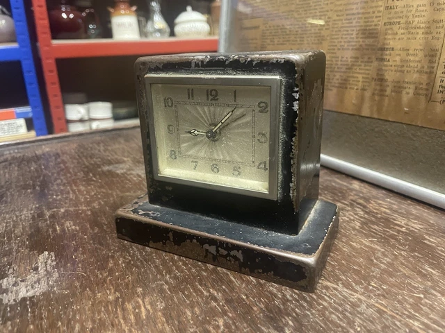 VINTAGE 1930'S GERMAN Money box clock very rare £22.00 - PicClick UK