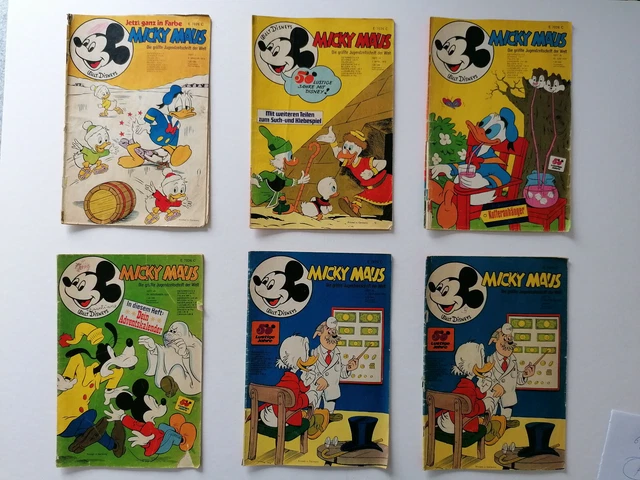 Walt Disneys Micky Maus 1973 - Einzelverkauf Heft Nr. 1, 14, 26, 47, 49  (AW4)