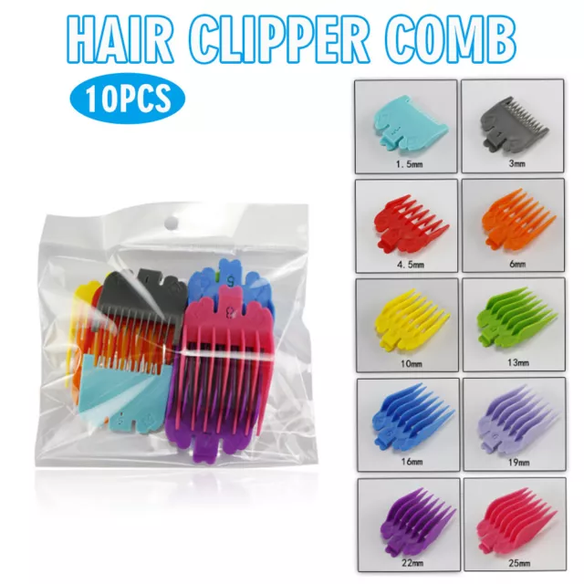 10 piezas para cortadora de pelo WAHL límite peine guía recortadora protectores H