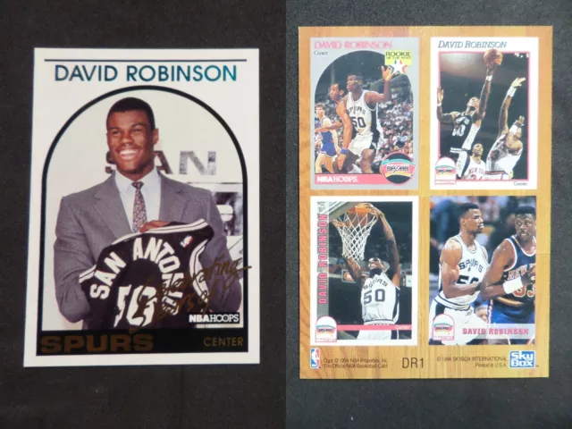 1993-94 Hoops #DR1 David Robinson Commemorative 1989 Rookie Card Spurs NM / MT