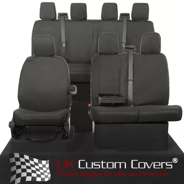 Ford Transit Mk8 Double Cab Tipper 2020+ Front Rear Seat Covers 120 180