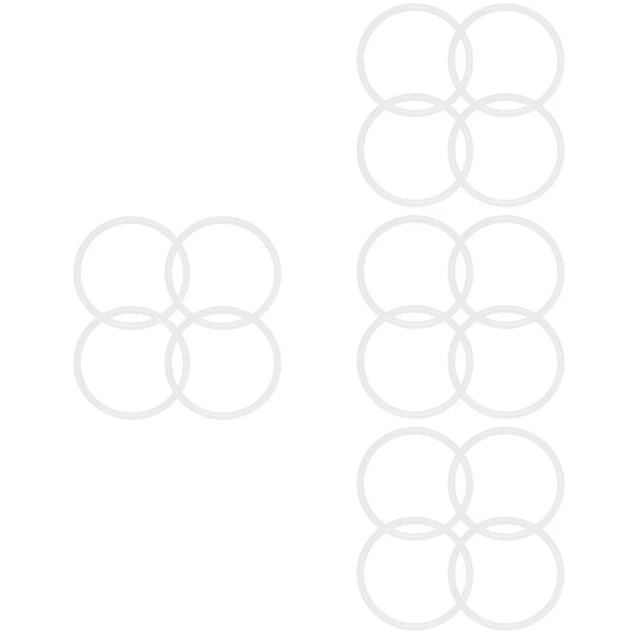 16 Pcs Weiß Kieselgel Dichtungsring Aus Silikon 20 Oz Becherdeckel Ersatzdeckel