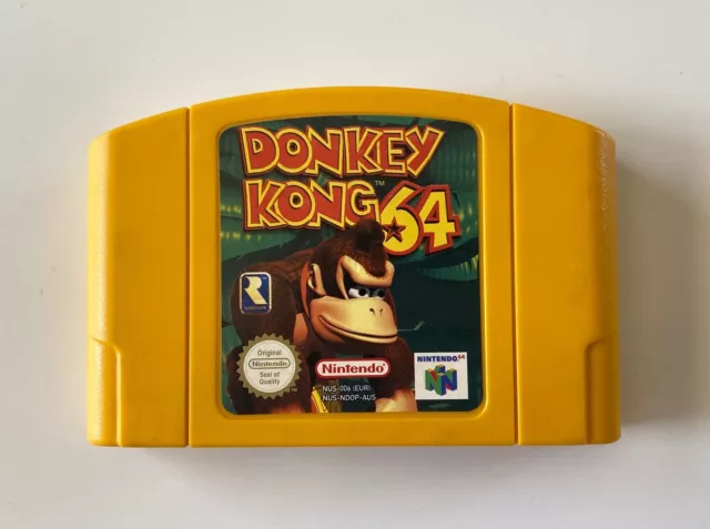 Donkey kong 64 2025 yellow cartridge