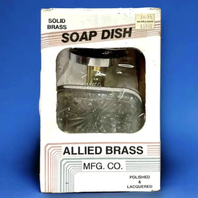Allied Brass Soap Dish Holder Wall Mount 2032 Continental Polished Chrome Brass