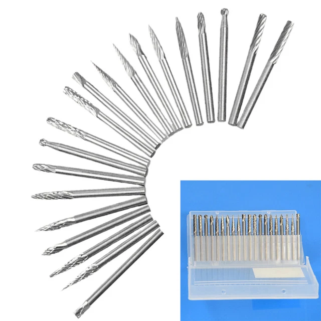 20 PCS Punta Abrasiva Taglio Del Metallo Frese Da Intaglio Trapano
